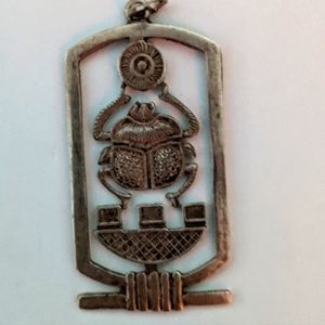 🏺 Egyptian Cartouche estate find actually Egyptian Silver Hallmark over40yrs 🪲